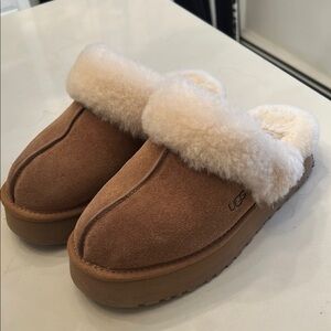 UGG Tan Sheepskin Slippers